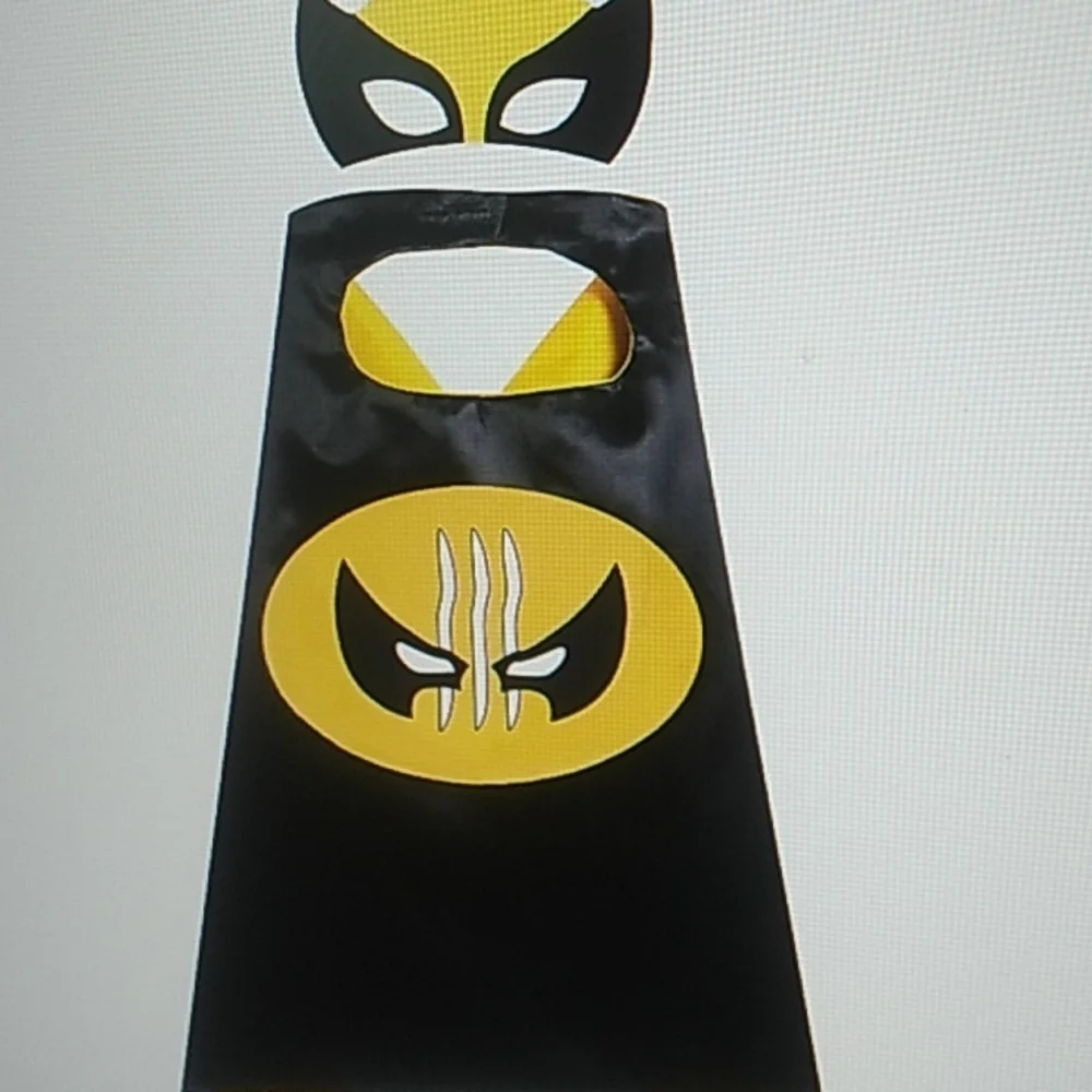 Superhero Cape Werewolf Satin Cape wash in cold and air dry. 26.5 x 26 inches